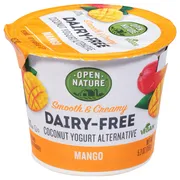 Open Nature Coconut Yogurt Alternative, Dairy-Free, Mango, Smooth & Creamy
