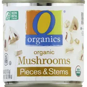 O Organics Mushrooms, Organic, Pieces & Stems