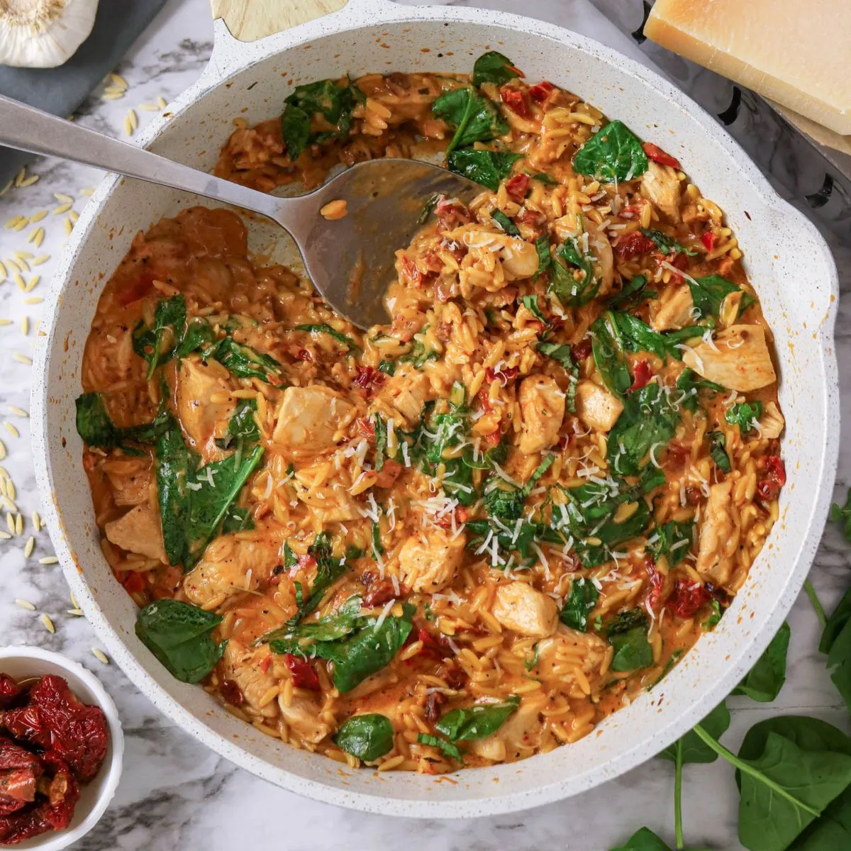 Marry Me Chicken Orzo