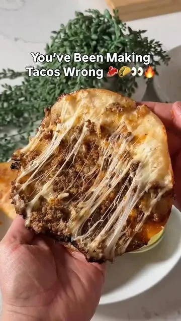 Crispy Beef & Cheese Taco Wraps