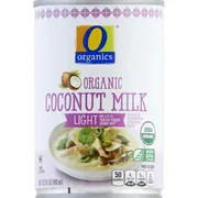 O Organics Coconut Milk, Organic, Light