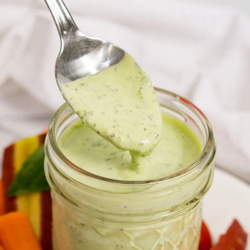 Creamy Basil Dressing