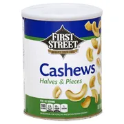 First Street Cashews, Halves & Pieces