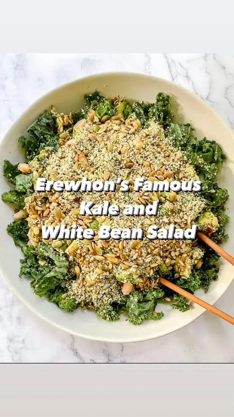 Erewhon’s Famous Kale and White Bean Salad