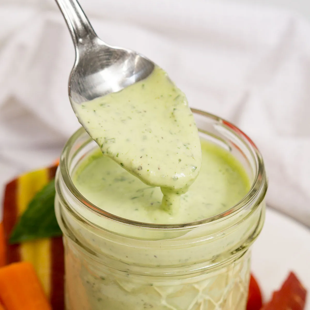 Creamy Basil Dressing