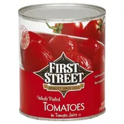 First Street Tomatoes, in Tomato Juice, Whole Peeled