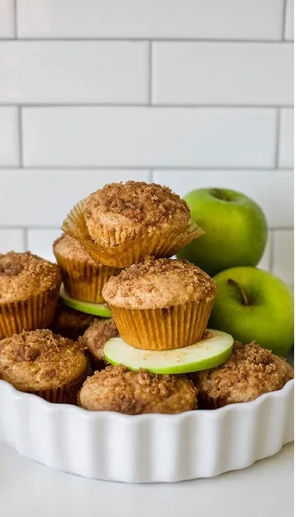 Apple Cinnamon Streusel Muffins