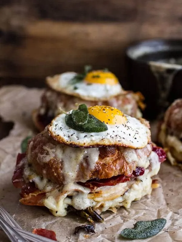 The Thanksgiving Leftovers Croque Madame.
