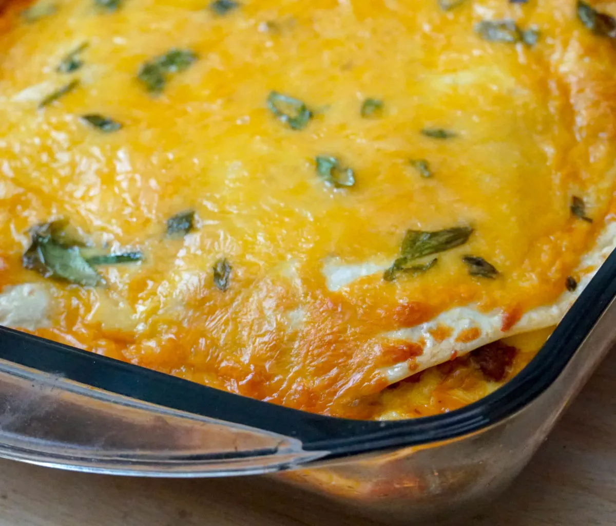Breakfast Tortilla Bake