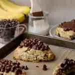 Banana Chocolate Chip Scones