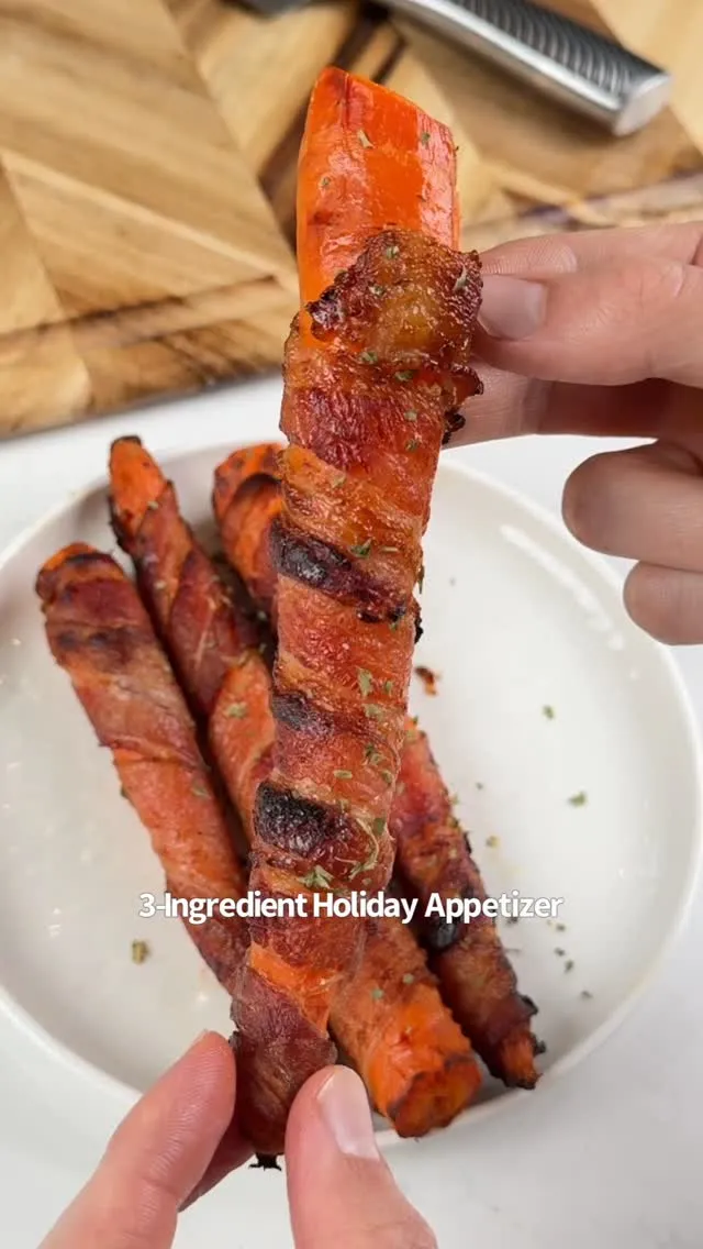 Bacon Wrapped Carrots