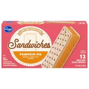 Kroger Limited Edition Pumpkin Pie Ice Cream Sandwiches