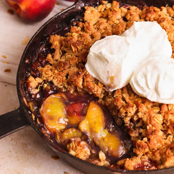 EASY PEACH CRUMBLE