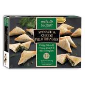 The Fillo Factory Spinach & Cheese Fillo Appetizers, Spanakopita