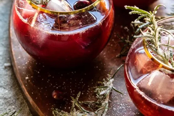 Cranberry Bourbon Sour Punch