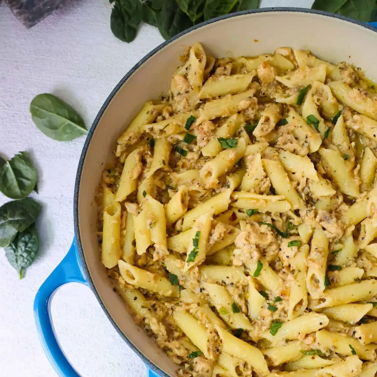 Canned Salmon with Pasta