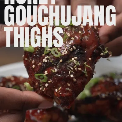 Recipe 'Gochujang–Honey Glazed Chicken Thighs'