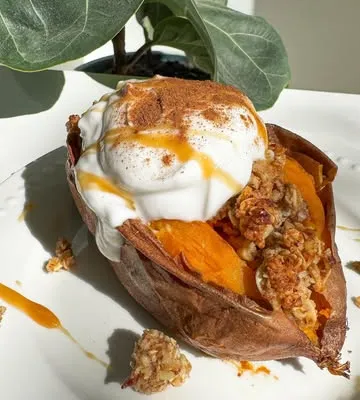 Recipe 'DESSERT STUFFED SWEET POTATO'