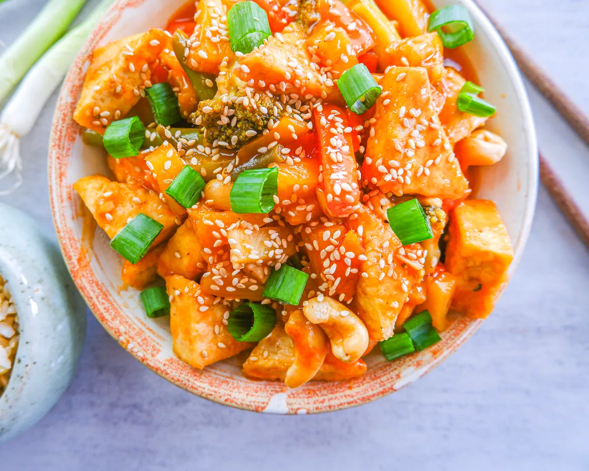 Pineapple Tofu Stir Fry