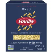 Barilla Classic Blue Box Soup Pasta Orzo