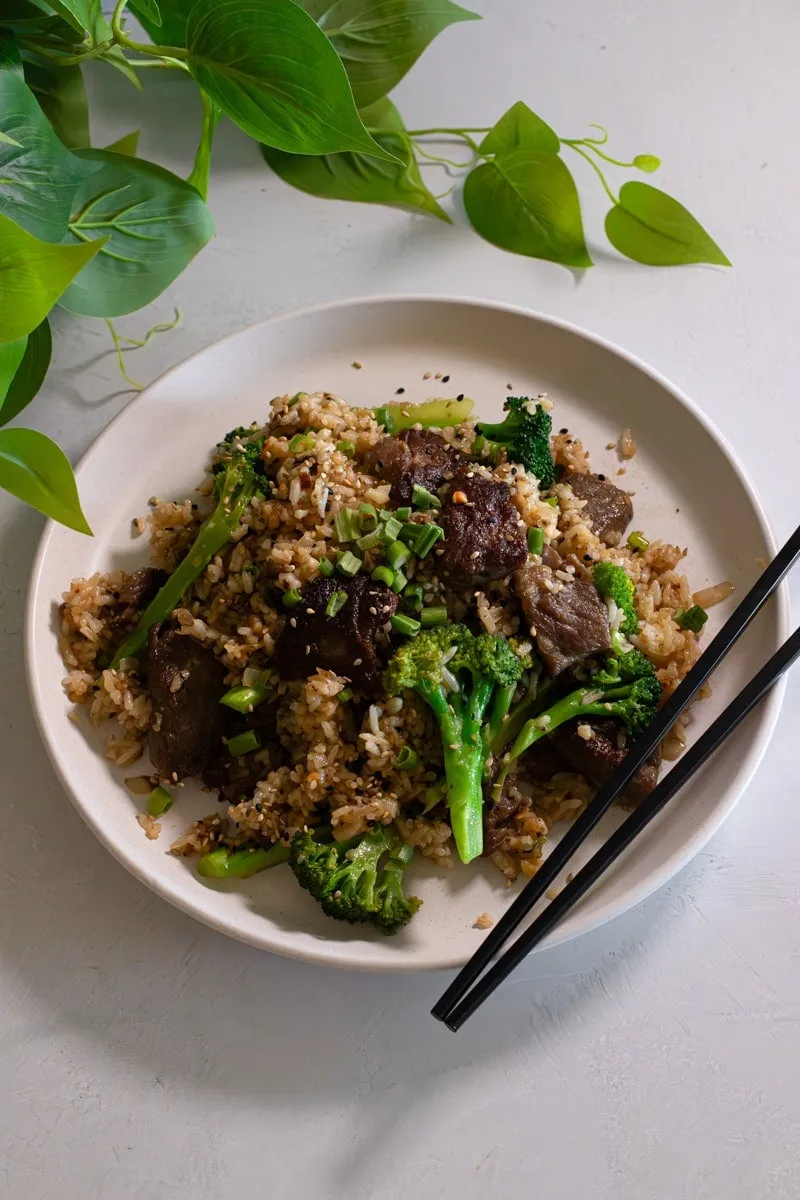 Beef and Broccoli Fried Rice