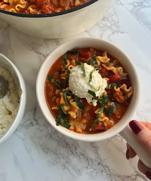 Lasagna Soup