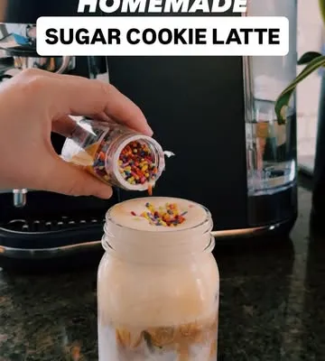 Recipe 'My homemade version of a sugar cookie latte!!'