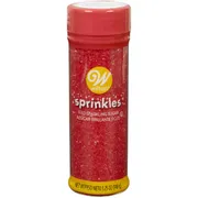 Wilton Red Sparkling Sugar, 5.25 oz.