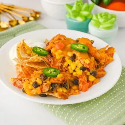 Recipe 'Slow Cooker Chicken Nachos'