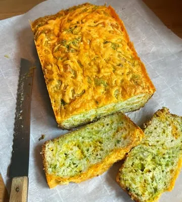 Recipe 'Savory Cheddar + Zucchini Bread Loaf'