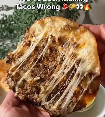 Recipe 'Crispy Beef & Cheese Taco Wraps'