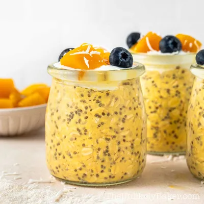 Recipe 'Mango Overnight Oats'
