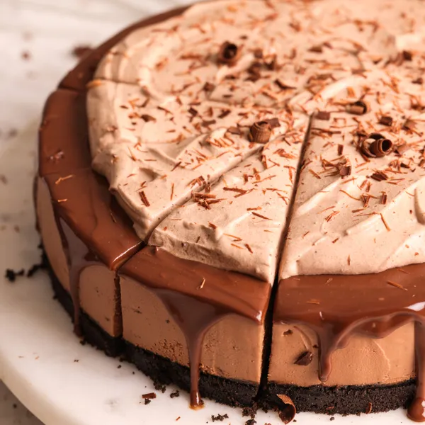BEST NO BAKE CHOCOLATE CHEESECAKE
