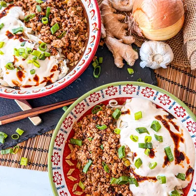 Recipe 'High Protein Vegan Double Tofu Noodles'