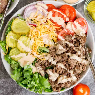 Recipe 'Cheeseburger Bowls'
