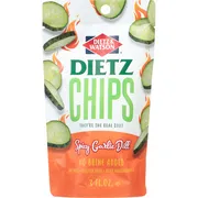 Dietz & Watson Pickles, Spicy Garlic Dill, Chips