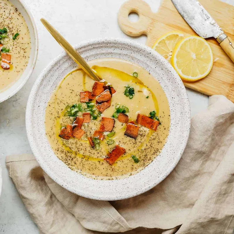 Creamy + Easy Vegan Potato Soup