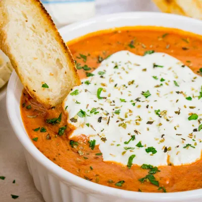 Recipe 'Goat Cheese Marinara Dip'