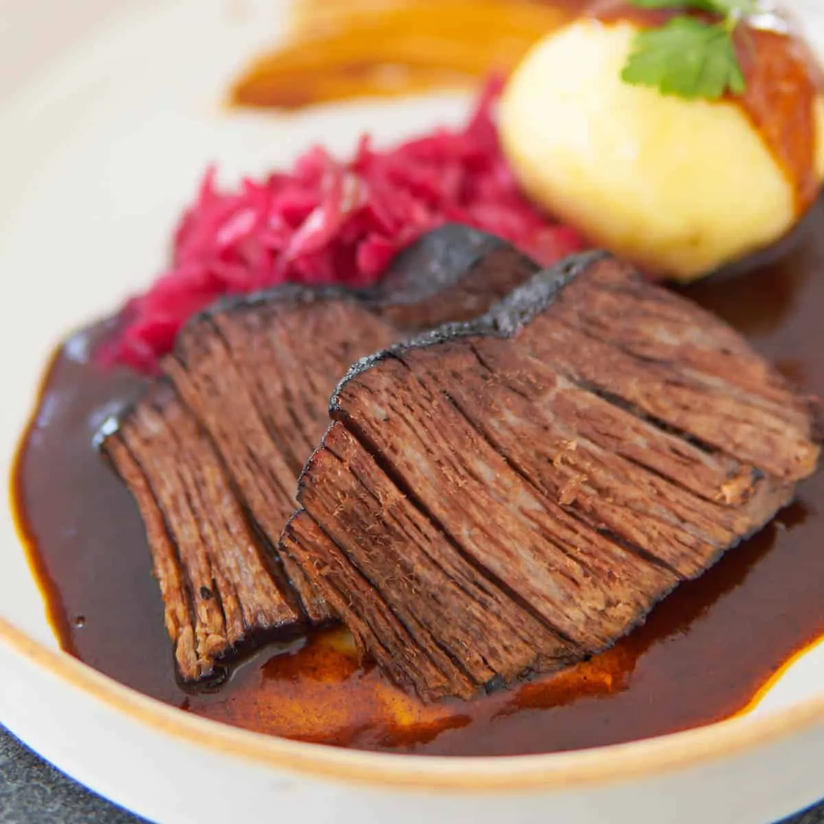 The BEST German Beef Pot Roast (Böfflamott)