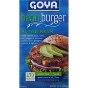 Goya Bean Burger, Black Bean