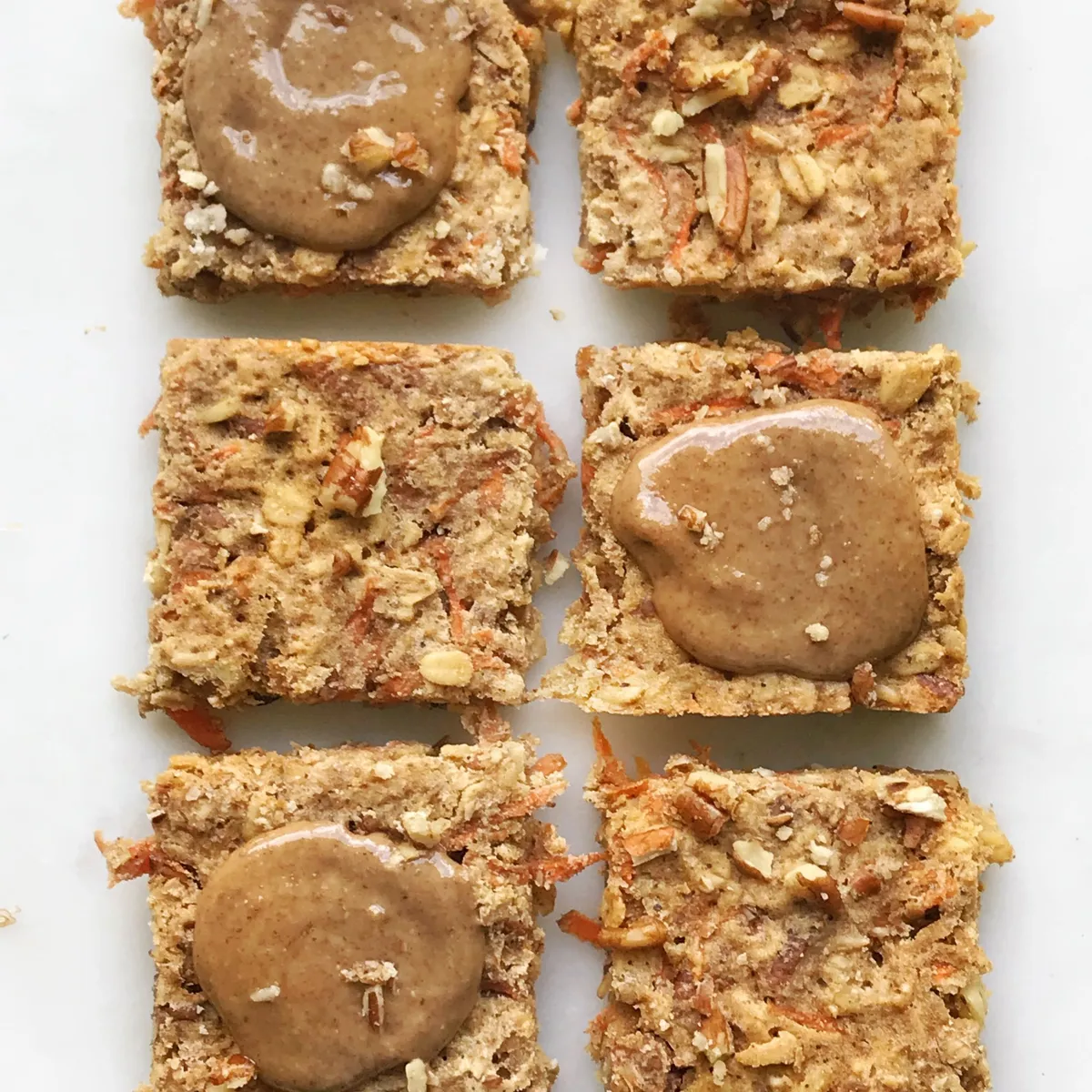 Carrot Cake Oatmeal Bars