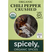 Spicely Organics Chili Pepper, Crushed, Organic