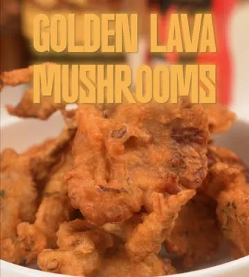 Recipe 'Golden Lava Oyster Mushrooms'