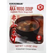 Kikkoman Soup, Instant, Soybean Paste, (Red), Aka Miso