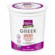 True Goodness Organic Whole Milk Greek Yogurt Plain (32 oz)