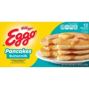 Kellogg’s Eggo Frozen Pancakes, Frozen Breakfast, 8 Vitamins and Minerals, Buttermilk