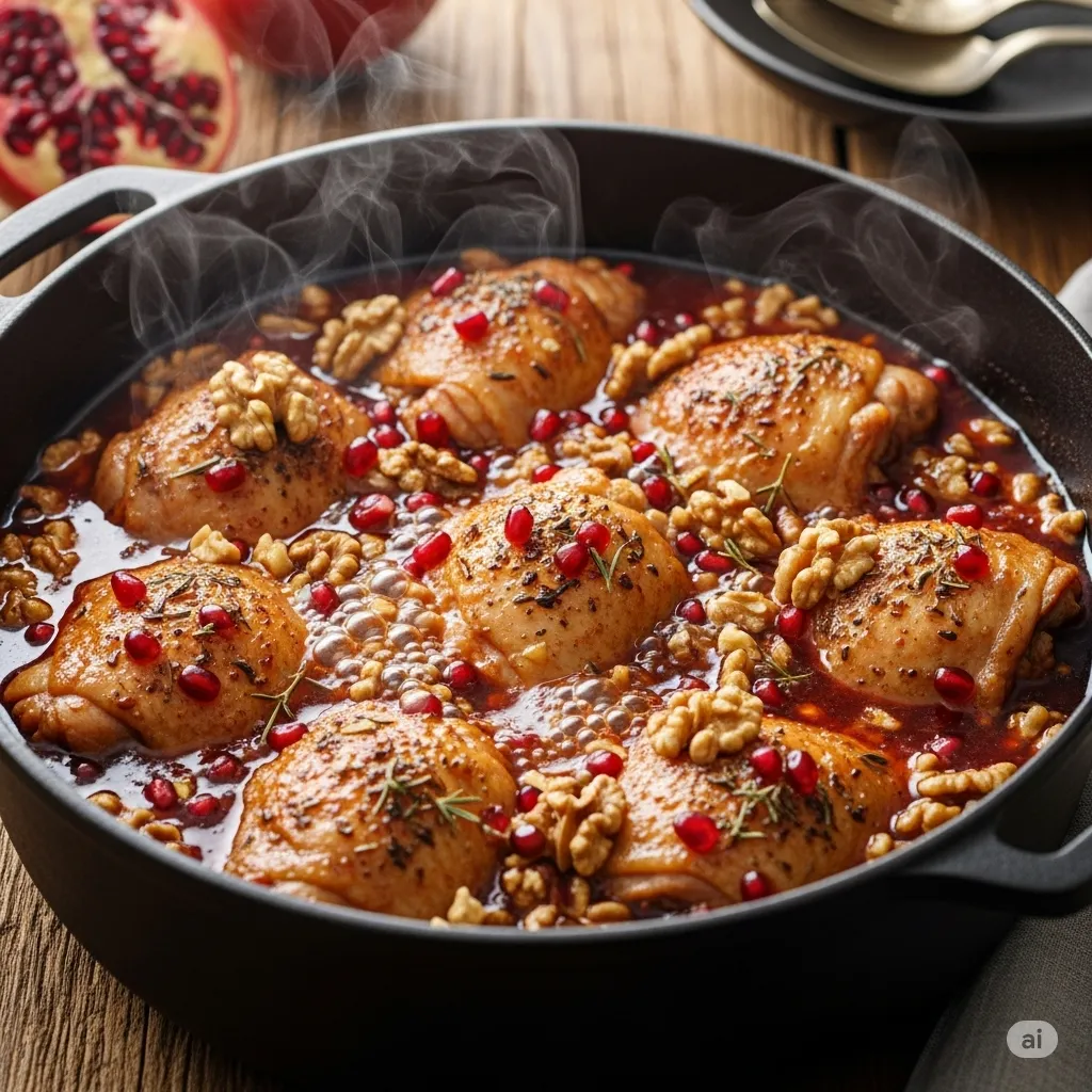 Persian Pomegranate Chicken Stew