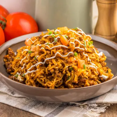 Recipe 'One Pan Taco Ramen'