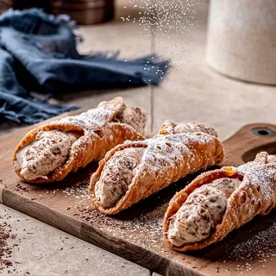 Chocolate Orange Italian Cannoli