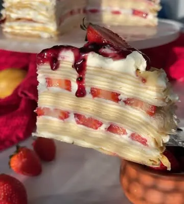 Recipe 'Strawberries and Cream Cake'